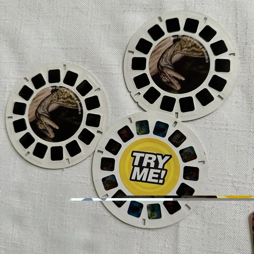 Rare! Lot Of 5 Packs NEW View Master 3D Reels Look Learn Plus Viewer & Reels